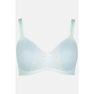 Ulla Popken  Bralette, dentelle. sans armatures, bonnets souples, bonnets B/C. 