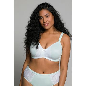 Bralette di pizzo con coppe morbide e senza ferretto, coppa B-C