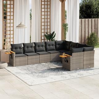 VidaXL Garten sofagarnitur poly-rattan  