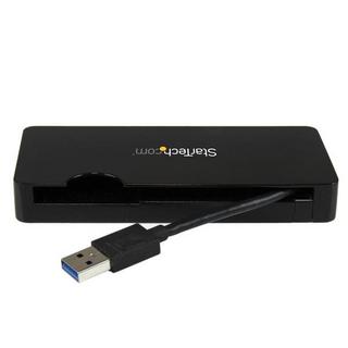 STARTECH.COM  Mini station d’accueil USB 3.0 universelle pour ordinateur portable avec HDMI ou VGA, Gigabit Ethernet, USB 3.0 