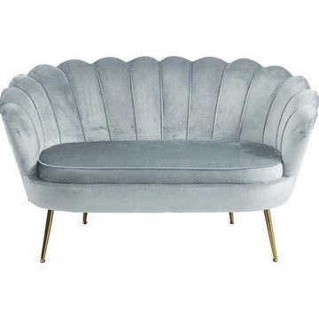 Muschelsofa Samt, 2-sitzer