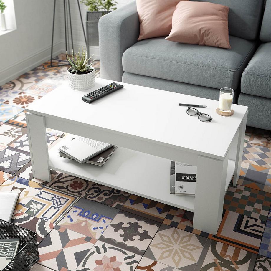 Calicosy Tavolino con doppio piano e piano sollevabile - L102 cm - Ambit  