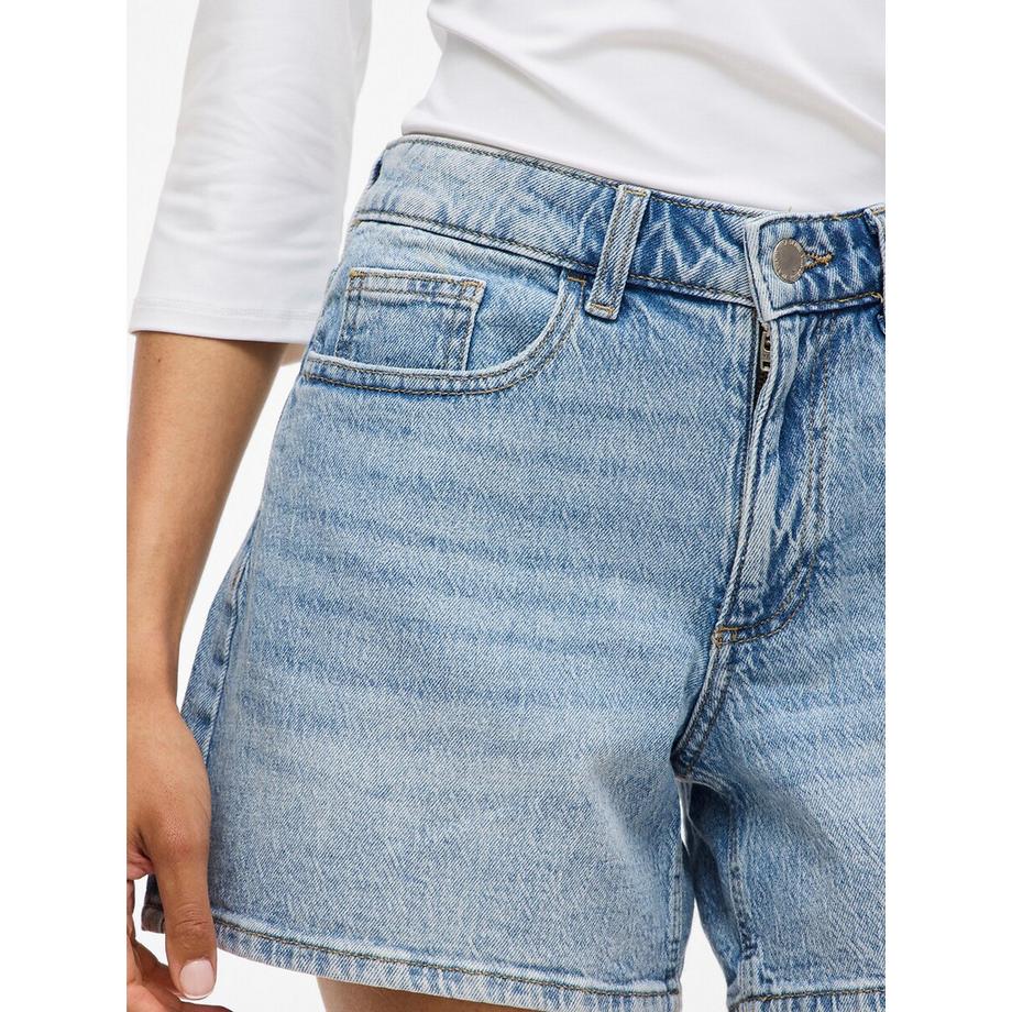 VILA Short en jean taille haute  