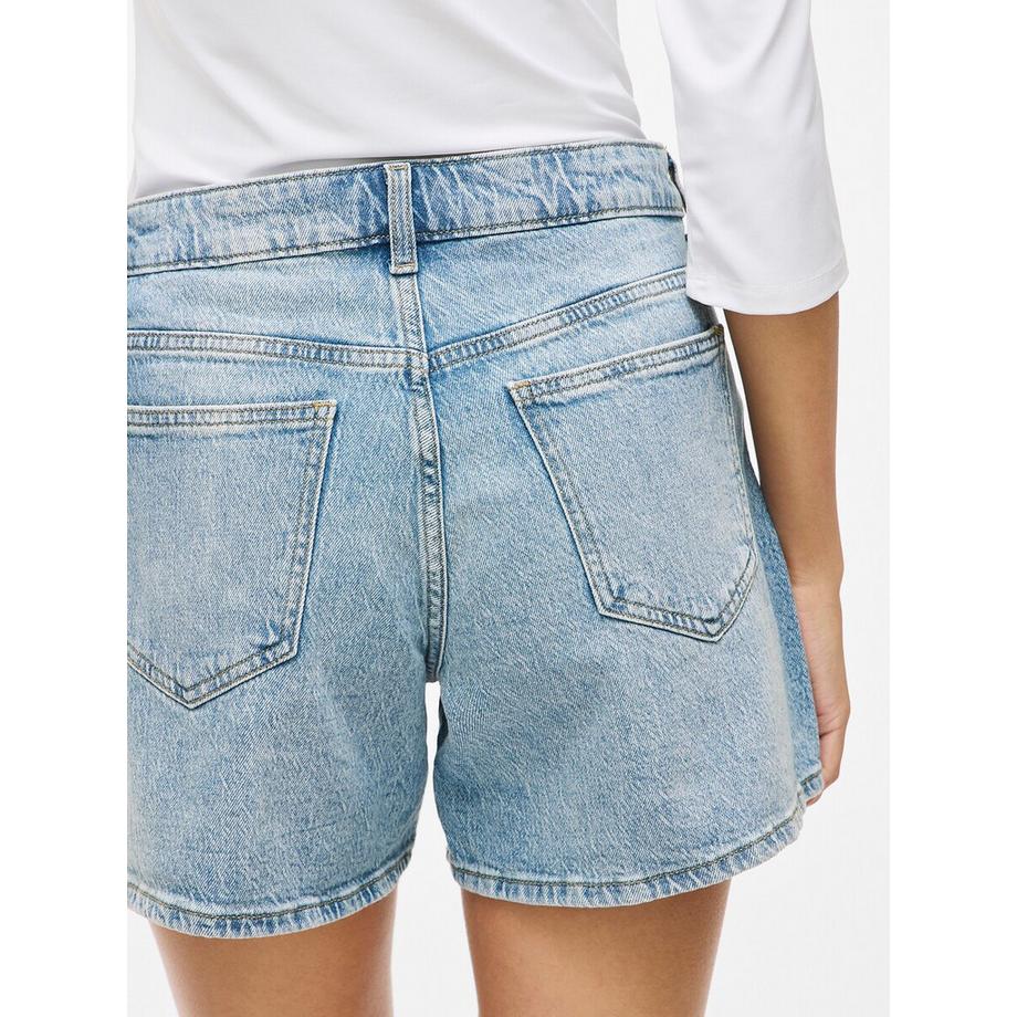 VILA Short en jean taille haute  