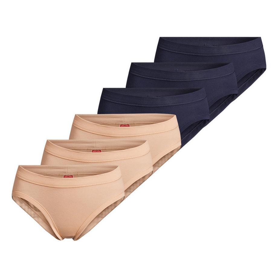 Feinripp lot de 6  - culottes taille basse