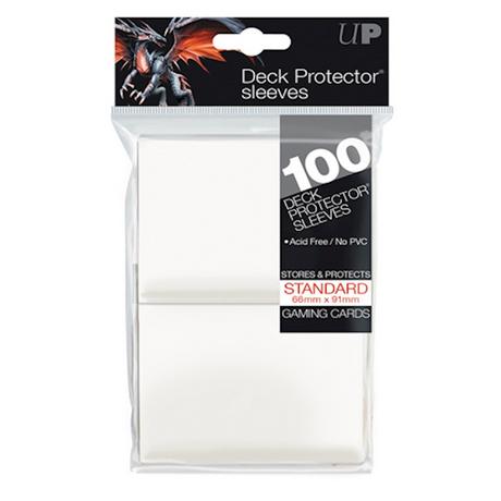 Ultra PRO  White Deck Protector Standard (100) NEW SIZE 