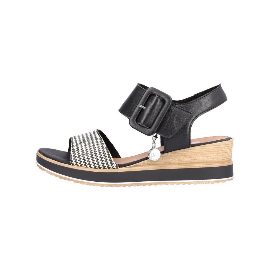 Remonte Sandales compensées avec fermeture auto-agrippante  