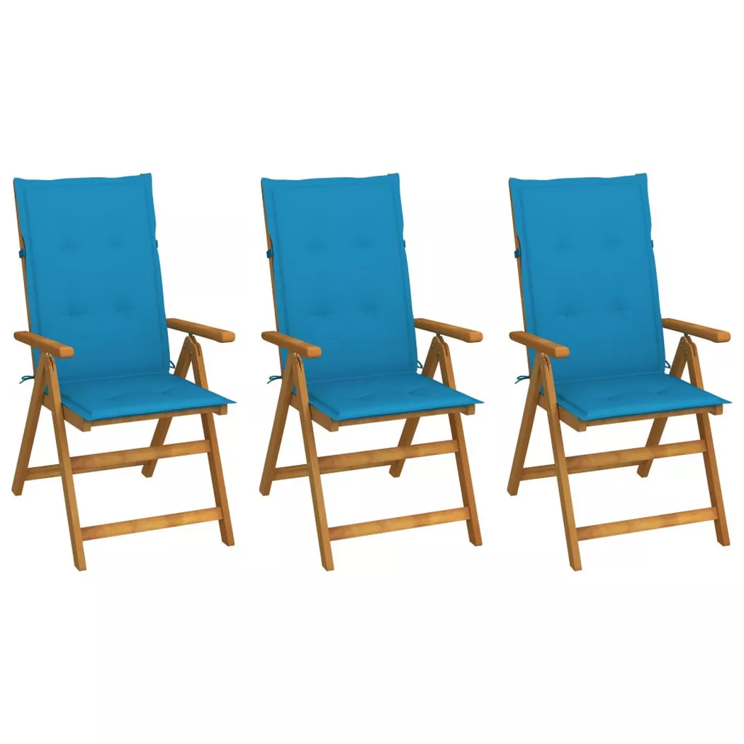 VidaXL - sedia Legno, One Size, Blu