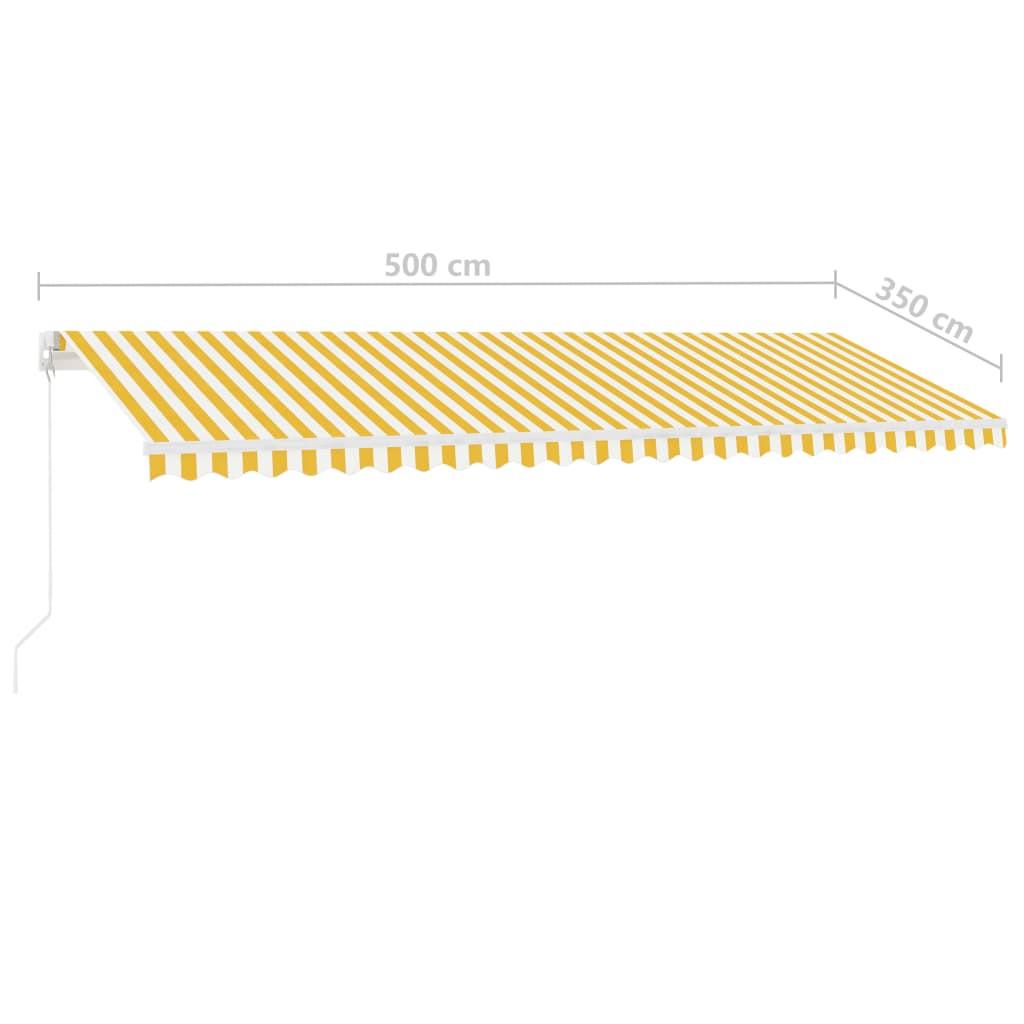 VidaXL Auvent rétractable aluminium  