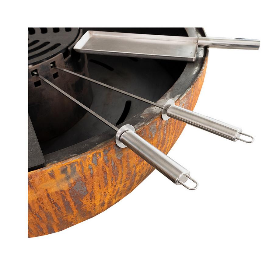 Mr. Grill  Mr. Grill Brochettes pour la vasque de feu 109878 