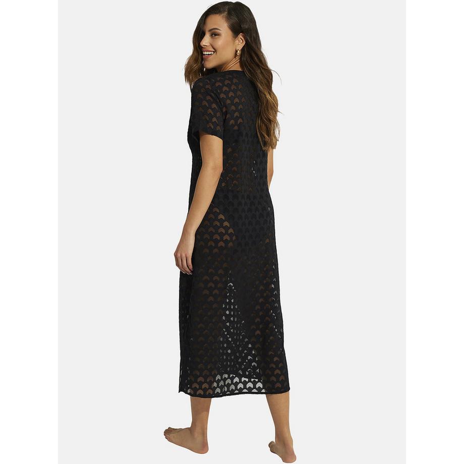 Selmark Lange Strandtunika mit kurzen Ärmeln Sicilia  