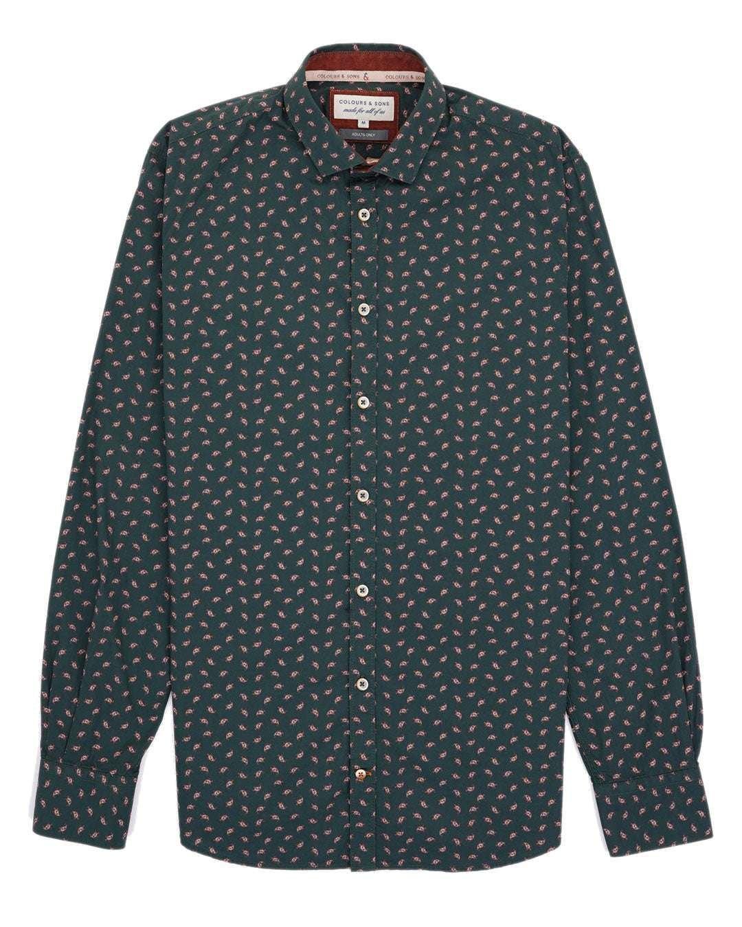 Colours & Sons  Chemise Shirt-Paisley Print 