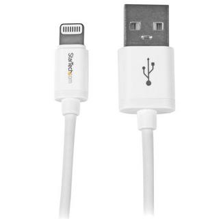 STARTECH.COM  Cavo Connettore Lightning 8-pin Apple a USB di tipo Slim per iPhone / iPod / iPad da 1m - Bianco 