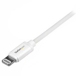 STARTECH.COM  Cavo Connettore Lightning 8-pin Apple a USB di tipo Slim per iPhone / iPod / iPad da 1m - Bianco 