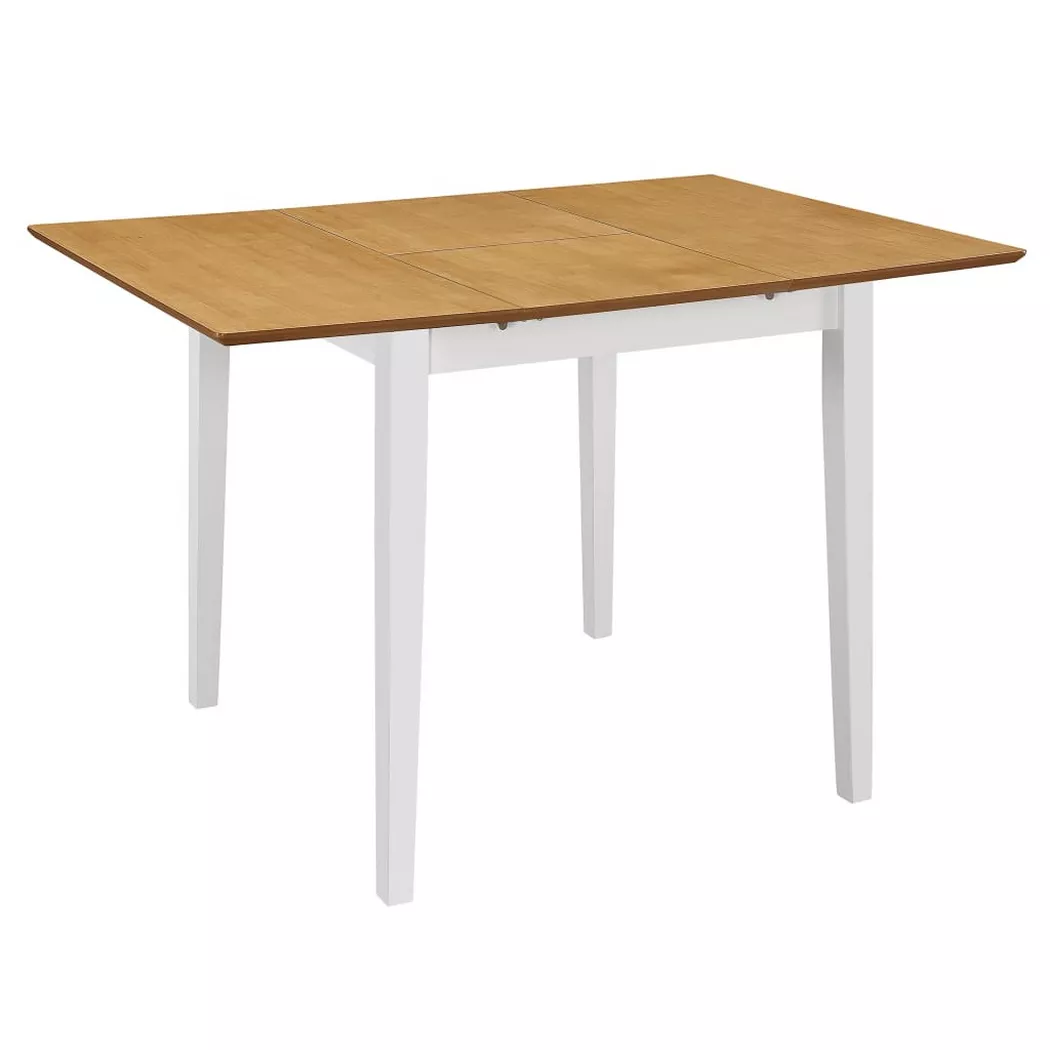 VidaXL - Table de salle à manger mdf, One Size, Blanc