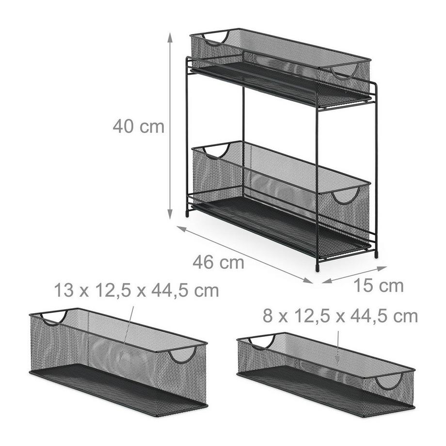 Northix Supporto per mobili da cucina in metallo  