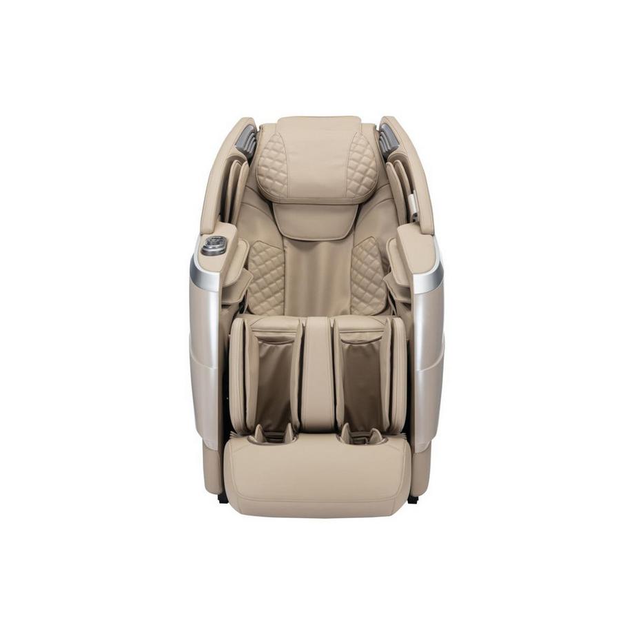 Vente-unique  Poltrona massaggiante Controllo vocale Sistema zero gravity in Similpelle Beige  - ULAP 