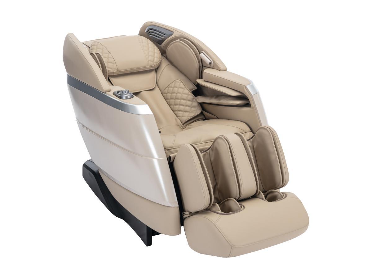 Vente-unique  Massagesessel - Kunstleder - Sprachsteuerung - Zero-Gravity-System - Beige - ULAP 