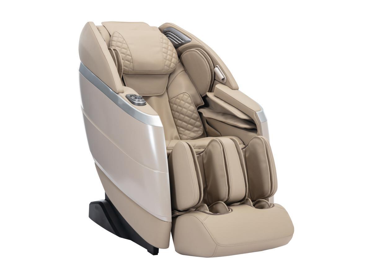 Vente-unique  Massagesessel - Kunstleder - Sprachsteuerung - Zero-Gravity-System - Beige - ULAP 