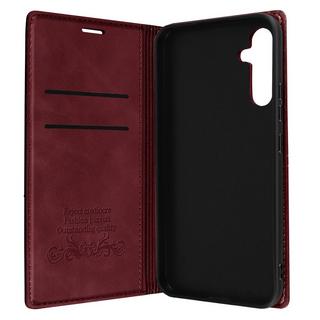 Avizar  Étui Galaxy A34 5G Portefeuille Bordeaux 