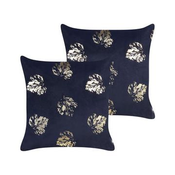 Lot de 2 coussins en Velours Glamour GOLDENROD