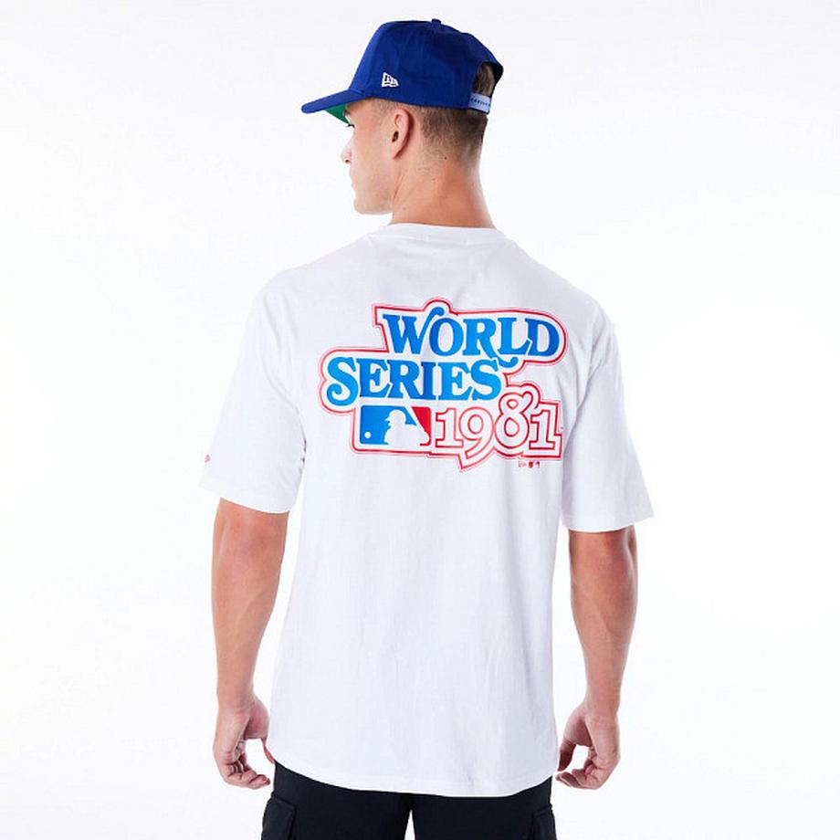 NEW ERA  t-shirt oversize os angees dodgers mb word series 
