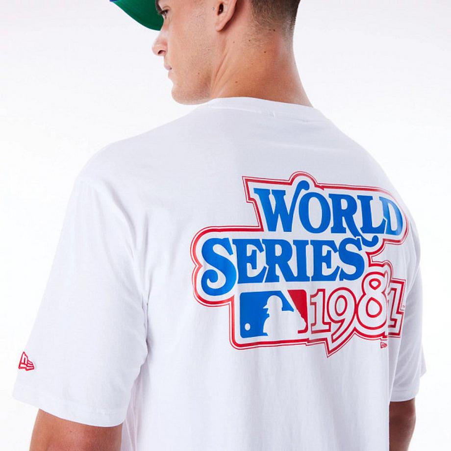 NEW ERA  t-shirt oversize os angees dodgers mb word series 