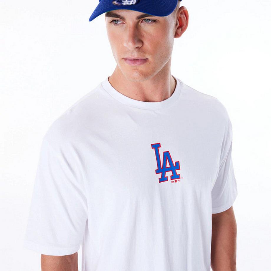 NEW ERA  t-shirt oversize os angees dodgers mb word series 