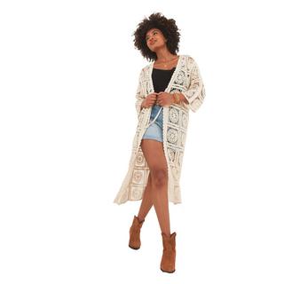 Joe Browns  Gilet Longiligne Motif Crochet 