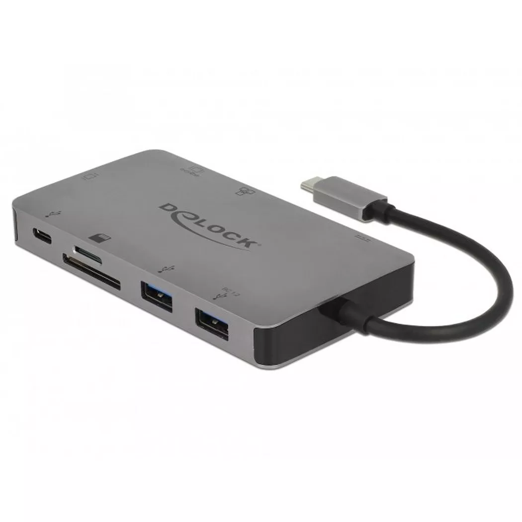 DeLock - Dockingstation USB 3.1 Typ-C, Grau