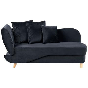 Chaiselongue aus Samtstoff Retro MERI