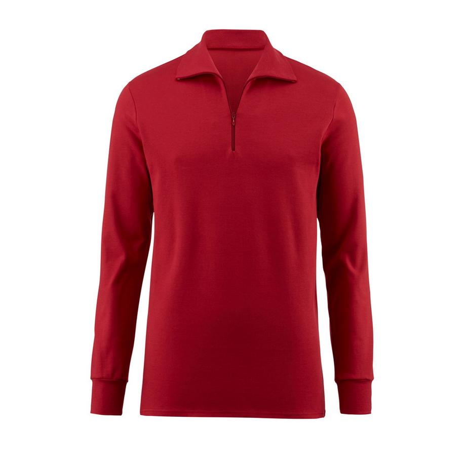 Maglietta girocollo con cerniera