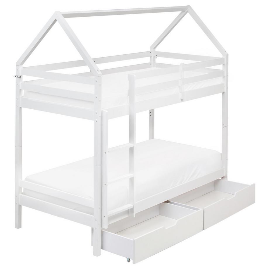 Beliani Lit superposé en Bois de pin  TERNAS  