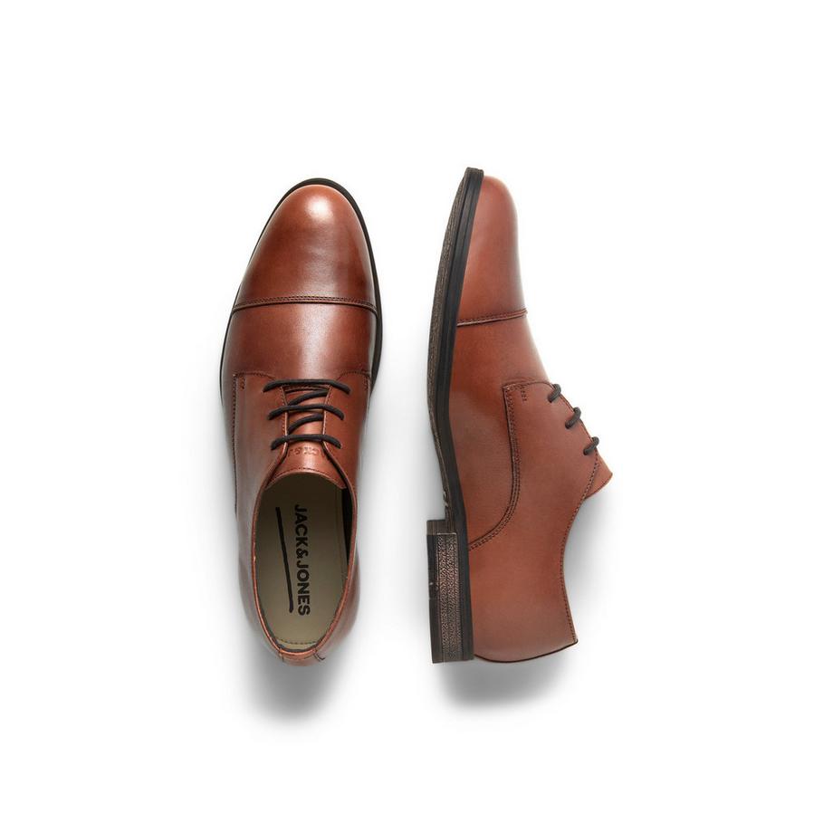 JACK & JONES Raymond Mocassins Cuir à Lacets  