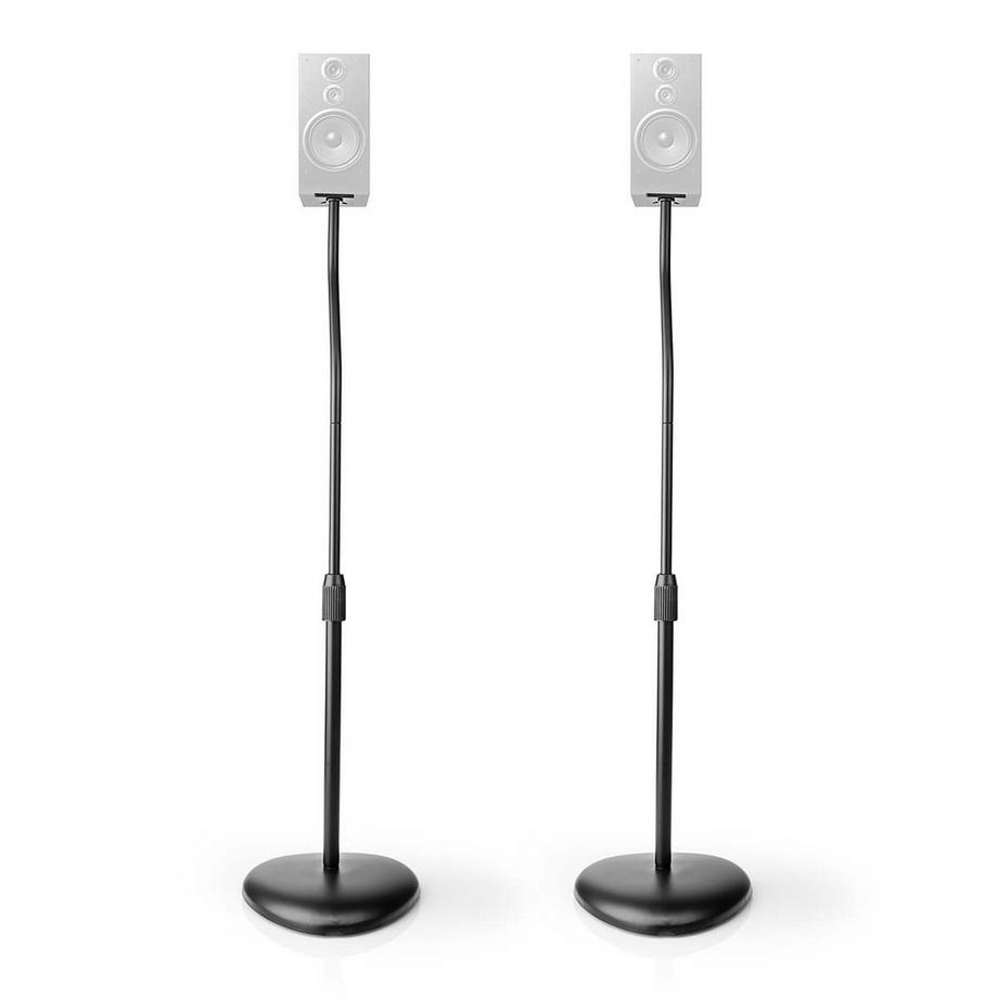 Supporto per altoparlante | Compatibile con: Universale | Pavimento | 4,5kg| Altezza regolabile | ABS / Acciaio | Nero