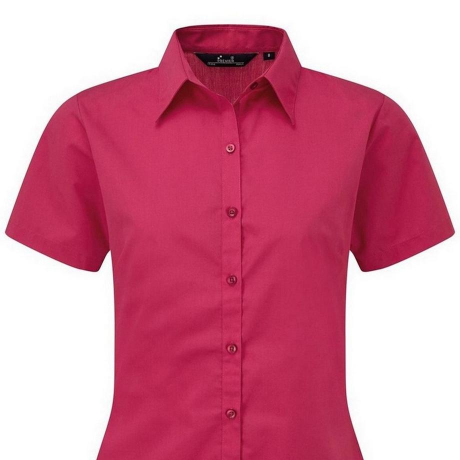 PREMIER Chemisier Popeline Manches Courtes Chemise de Travail  