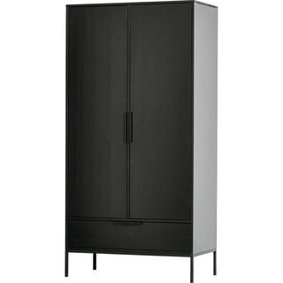 mutoni Armoire bois Adam pin noir (FSC)  