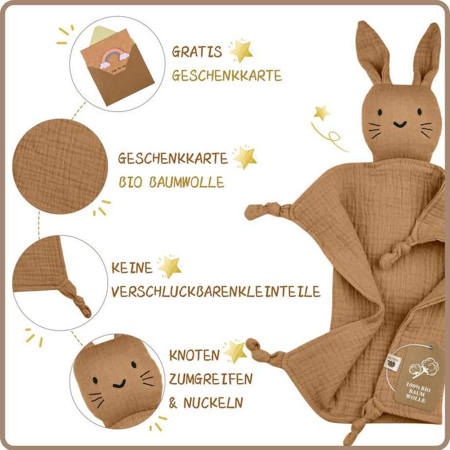 Activity-board  Baby Schmusetuch Baby Dusche Geschenk Baby 