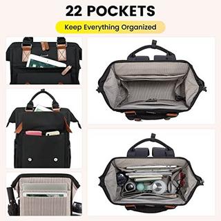 Only-bags.store  Rucksack Laptop, 15,6 Zoll Schulrucksack Teen mit Datenkabeltasche, wasserdichte Schultasche 