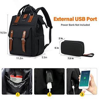 Only-bags.store  Sac à dos pour ordinateur portable, sac à dos d'école pour adolescents de 15,6 pouces avec pochette pour câble de données, sac à dos d'école étanche avec port de chargement USB pour l'école, l'université, le bureau, les voyages 