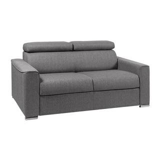 LINEA SOFA Divano letto 2 posti ribalta memory foam - Letto: 120 cm x 16 cm Tessuto Grigio - VIZIR  