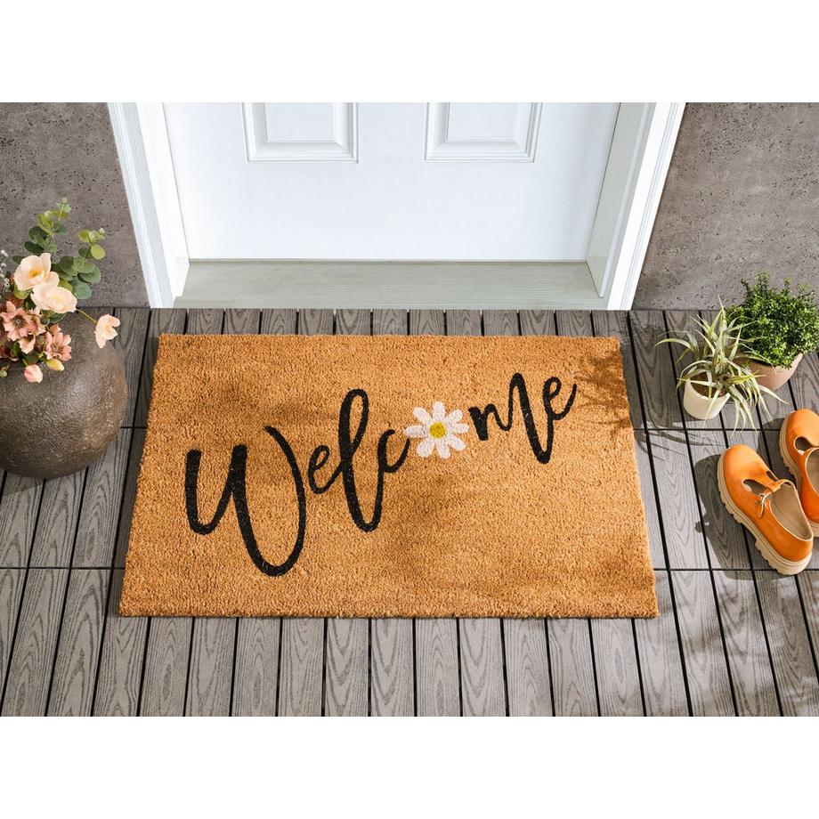 Beliani Tappetino da Ingresso en Fibra di Cocco Classico CALIBATO  