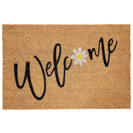 Beliani Fussmatte aus Kokosfasern Klassisch CALIBATO  