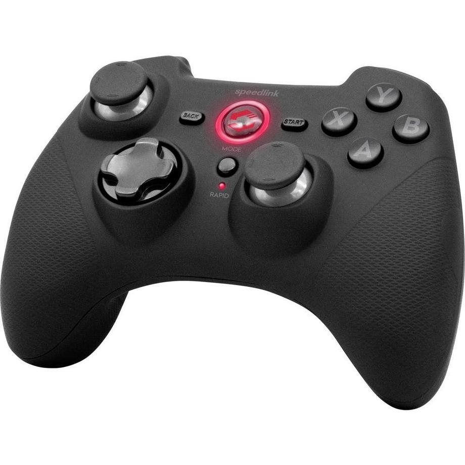 SPEEDLINK  RAIT Gamepad - Wireless - for PC/PS3/Switch, rubber-black 