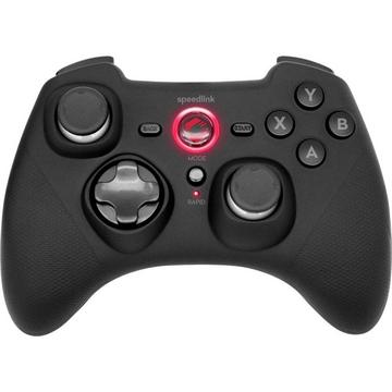 RAIT Gamepad - Wireless - for PC/PS3/Switch, rubber-black