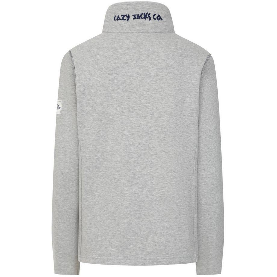 Lazy Jacks Sweatshirt Durchgehender Reissverschluss  