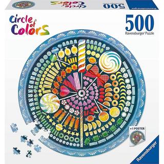 Ravensburger  Puzzle Circle of Colors Candy (500Teile) 