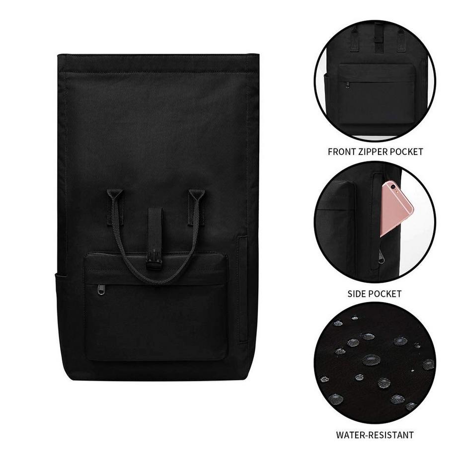 Only-bags.store Zaino Rolltop Moderno con Scomparto per Laptop  