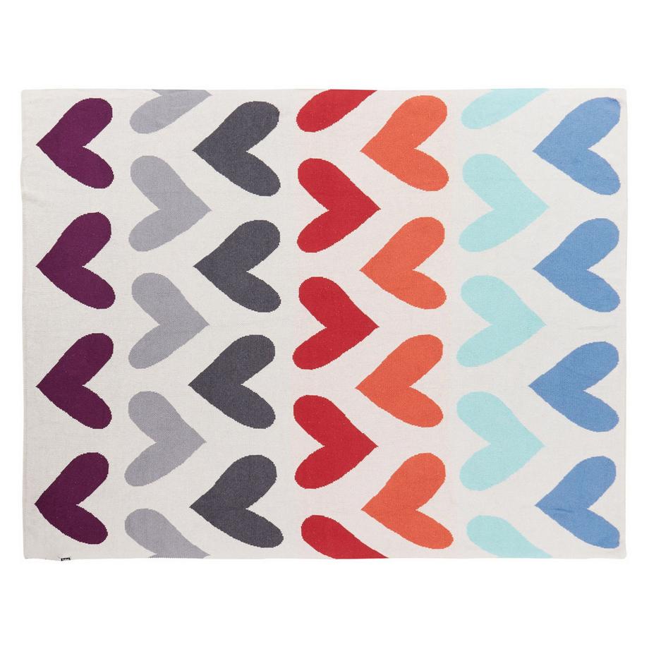 Beliani KOHAT Moderne Baumwoll Kuscheldecke  