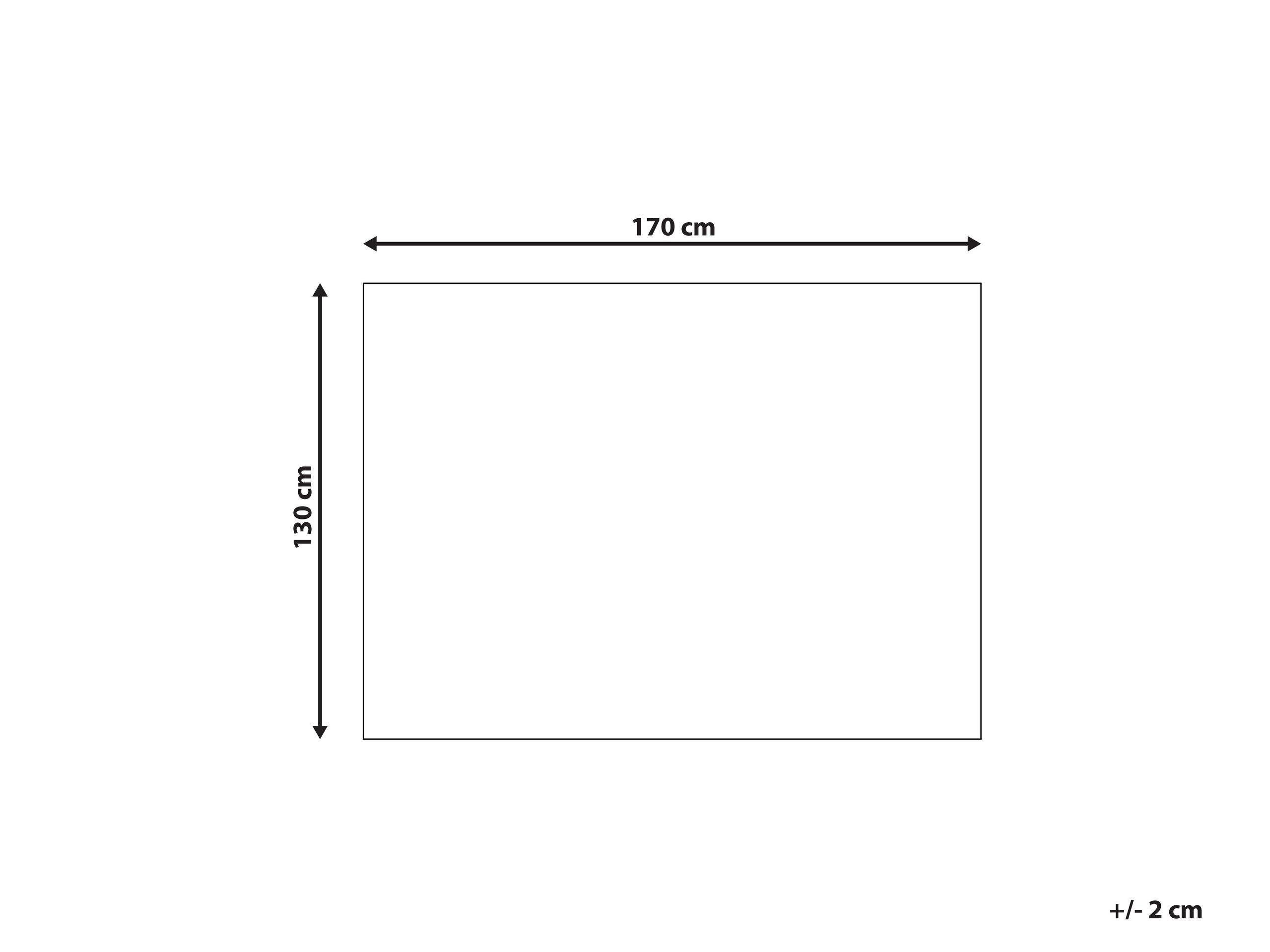 Beliani KOHAT Couverture Coton Moderne  